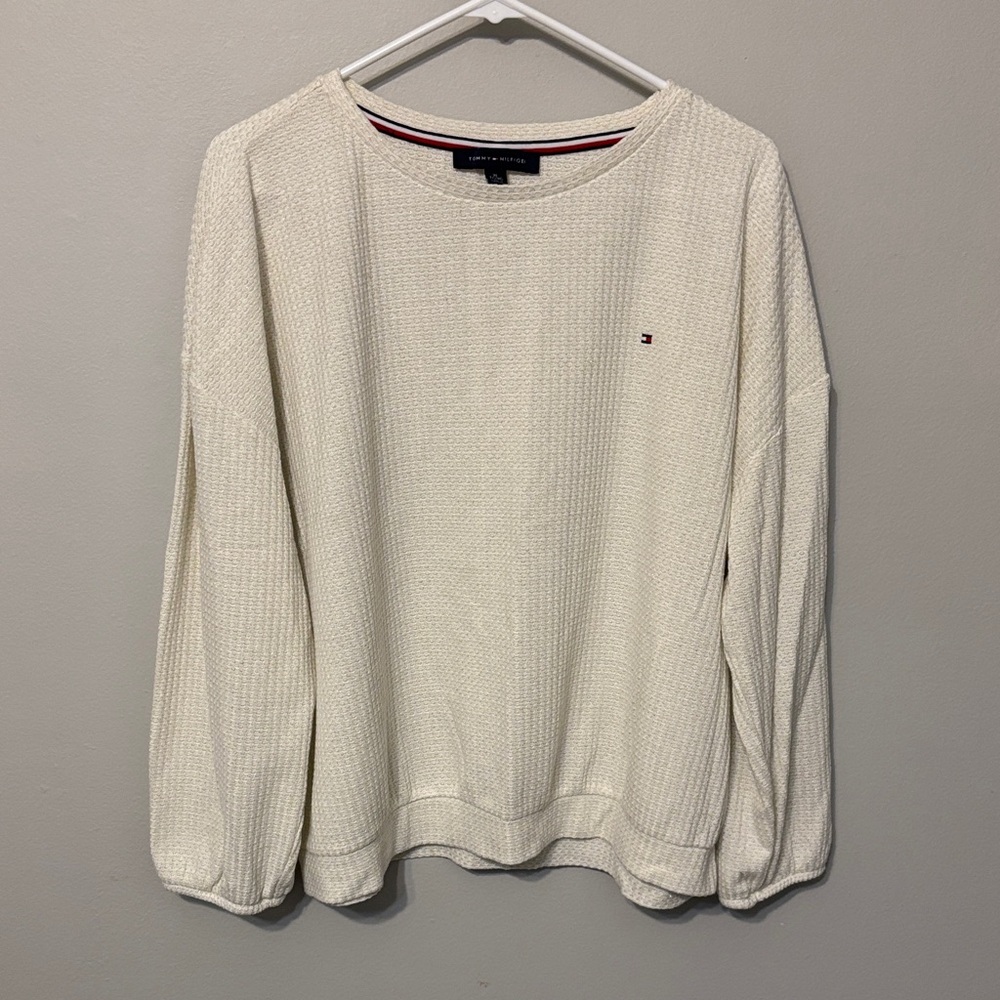 Tommy Hilfiger womens Cream Sweater